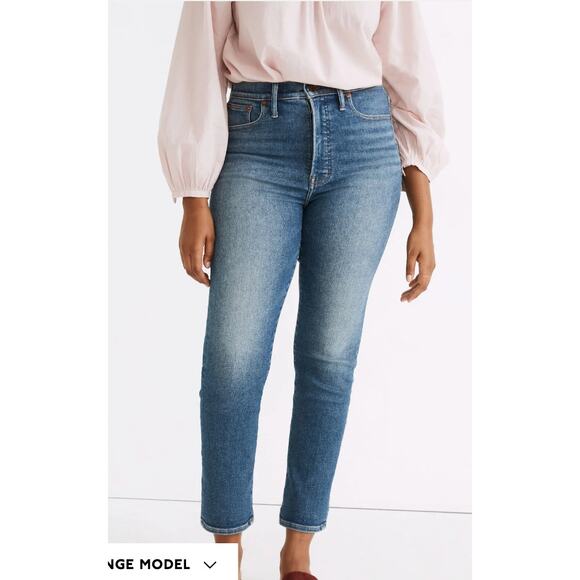 Madewell Jeans Womens 25 Blue‎ TThe Perfect Vintage Jean in Melgrove Wash - Picture 4 of 14